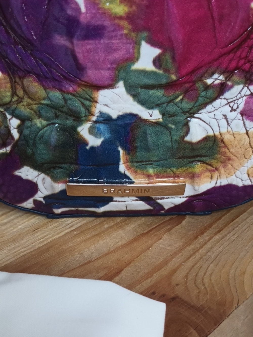 Brahmin “Lane” Wildflower Melbourne Crossbody Bag, With Dusty - Picture 2 of 6